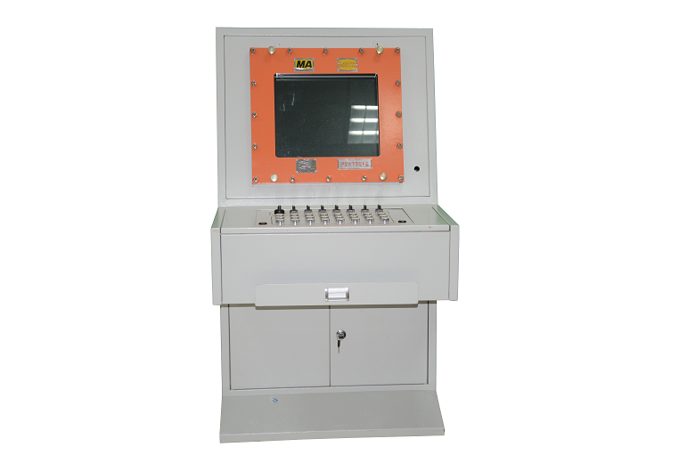 礦用防爆計(jì)算機(jī)和礦用操作臺(tái)，用于煤礦井下智能監(jiān)控和控制操作