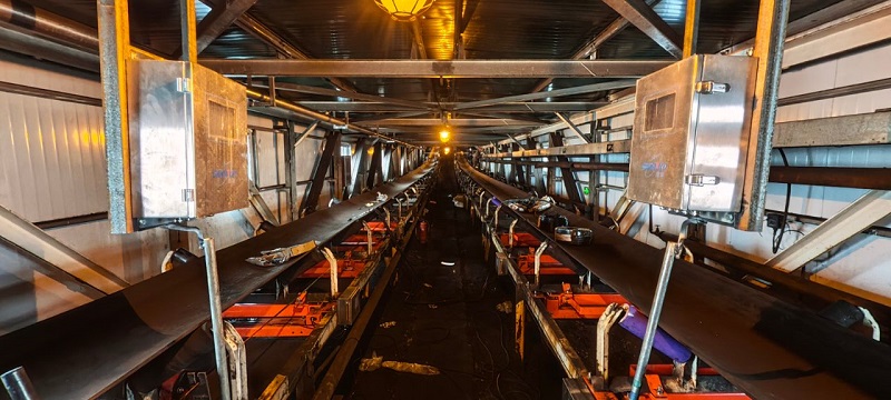 國諾FSD高精度電子皮帶秤，實現大傾角、大流量皮帶輸送機高精度計量